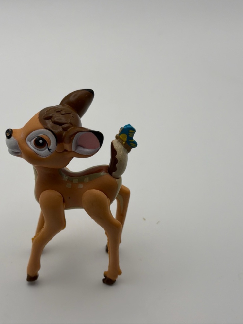 Bambi PVC Cake Topper with Butterfly